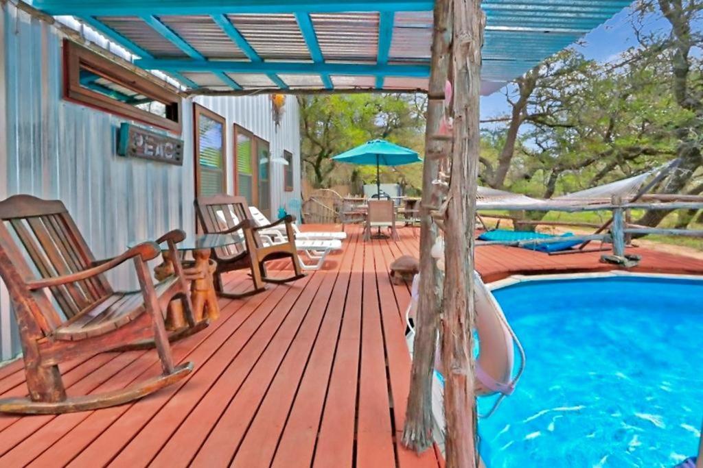 Three Horses Ranch Villa Johnson City Exteriör bild